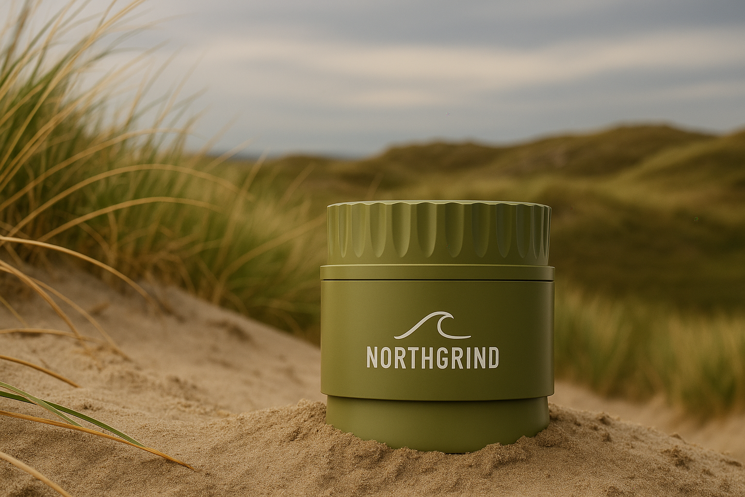 toothless ceramic grinder norderney farbe: aurora pink (pink) NORTHGRIND toothless ceramic grinder norderney farbe: Dune Moss (Olive Grün)