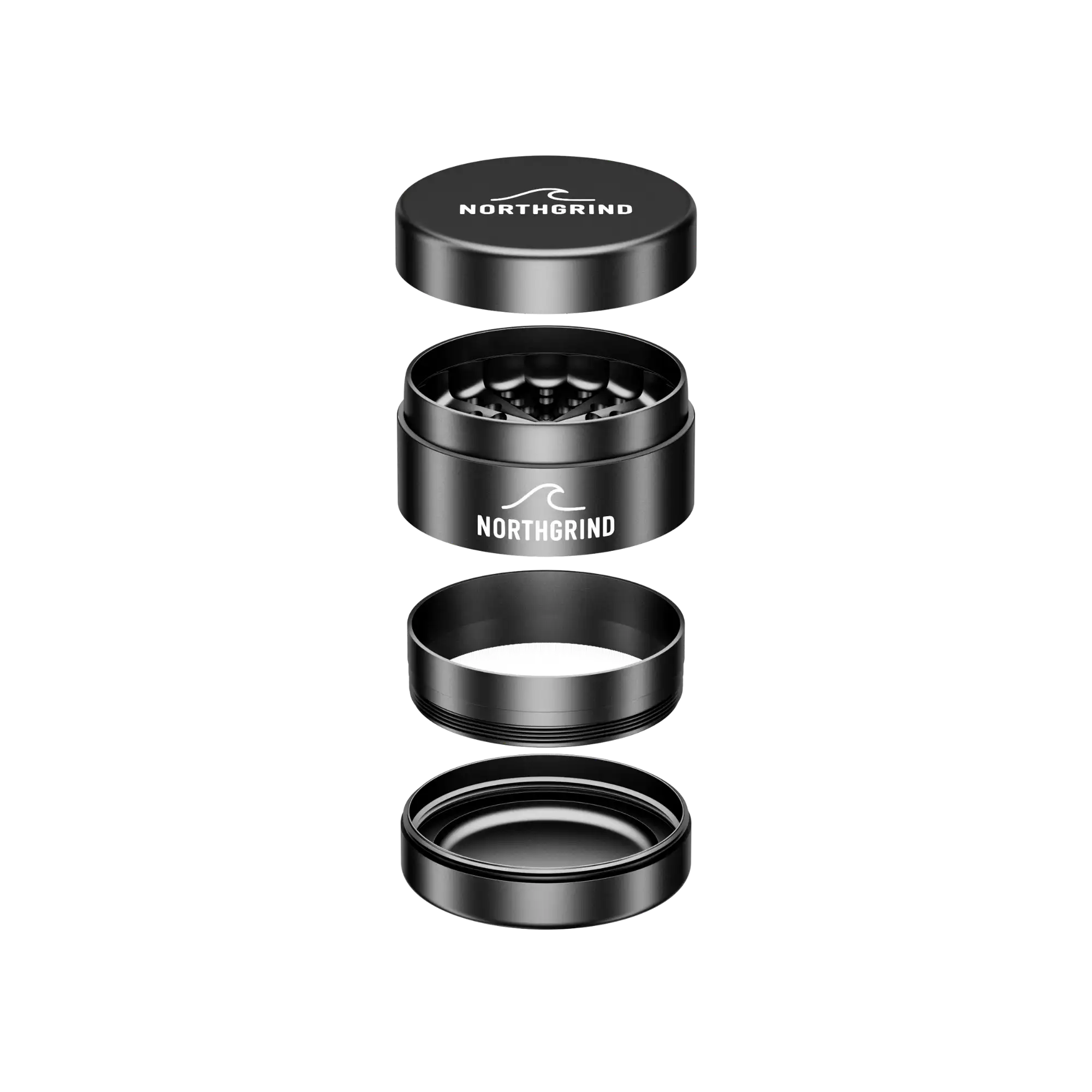 der zahnlose NORTHGRIND® Toothless Alu Grinder Langeoog