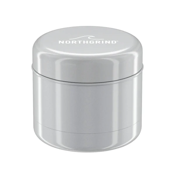 NORTHGRIND® Premium Ceramic Grinder Juist Storm Rock (Grey) – angled top view