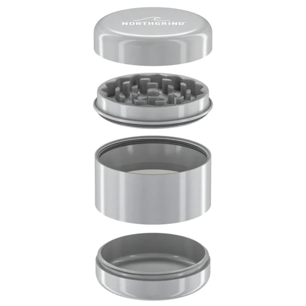 NORTHGRIND® Premium Ceramic Grinder Juist Storm Rock (Grey) – exploded view