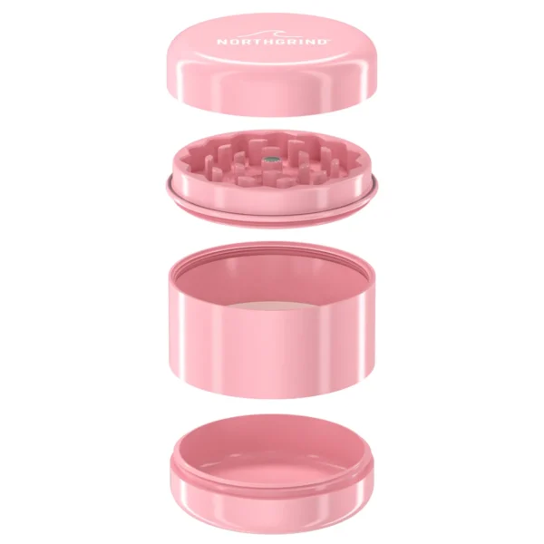 NORTHGRIND® Premium Ceramic Grinder Juist Aurora Pink (Pink) – exploded view