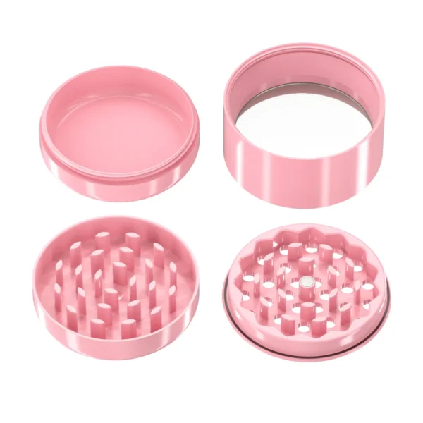 NORTHGRIND® Premium Ceramic Grinder Juist Aurora Pink (Pink) – individual parts