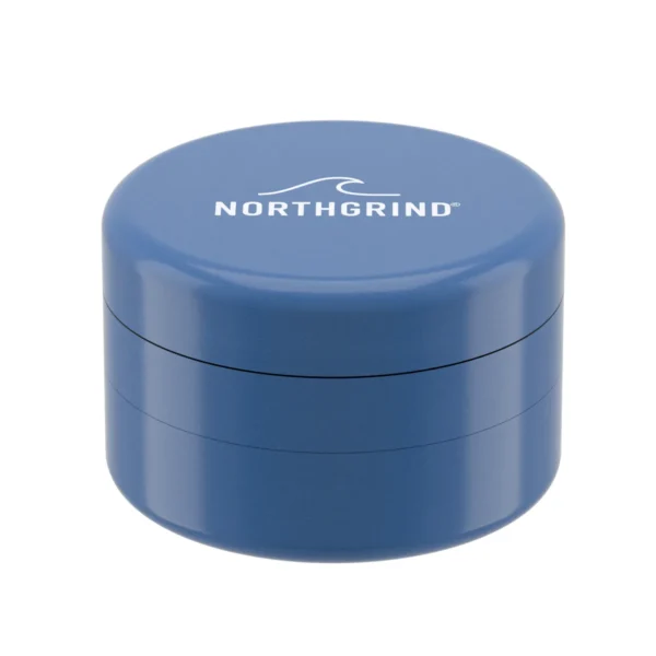 NORTHGRIND Baltrum Horizon Blue (Blue) angled top view NORTHGRIND® Premium Ceramic Ultra Grinder Baltrum Horizon Blue (Blue) – angled top view