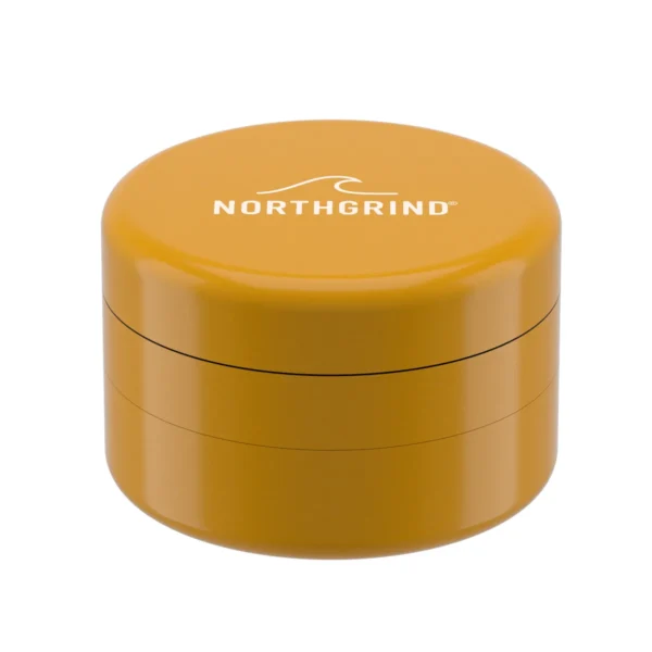 NORTHGRIND® Premium Ceramic Ultra Grinder Baltrum Tidal Amber (Yellow) – angled top view