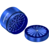 NORTHGRIND® Toothless Alu-Grinder Langeoog Horizon Blue (Blau) – geöffnet mit Sunray-Rotor