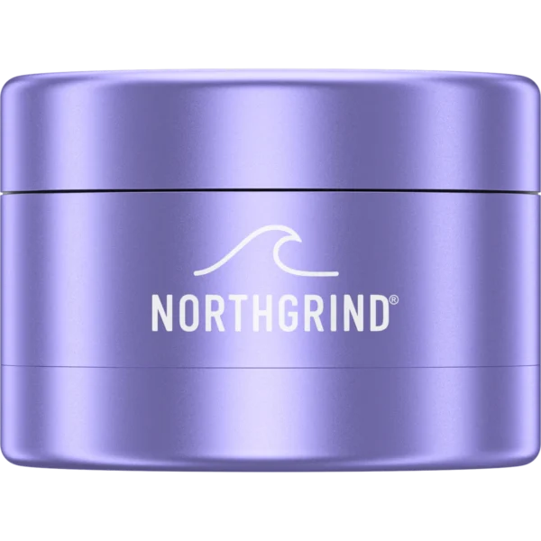 NORTHGRIND® Toothless Alu Grinder Langeoog Sea Lavender (Purple) – front view
