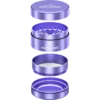 NORTHGRIND® Toothless Alu Grinder Langeoog Sea Lavender (Purple) – exploded view with all parts