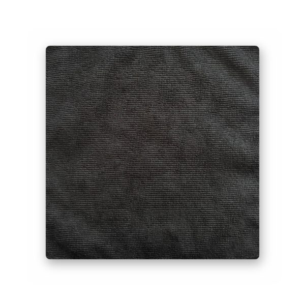NORTHGRIND® microfibre cloth in black, 24 × 24 cm