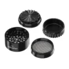NORTHGRIND® Toothless Ceramic Grinder Norderney Midnight Tide (Black) – individual parts