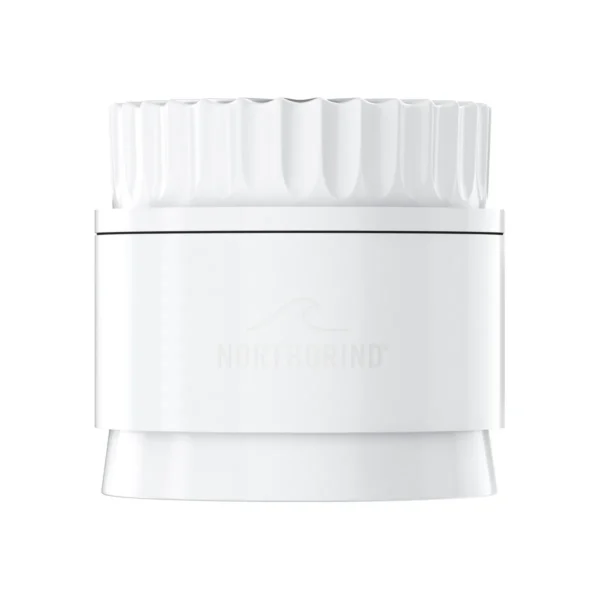 NORTHGRIND® Toothless Ceramic Grinder Norderney Arctic White (White) – front view
