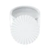 NORTHGRIND® Toothless Ceramic Grinder Norderney Arctic White (White) – lid from above