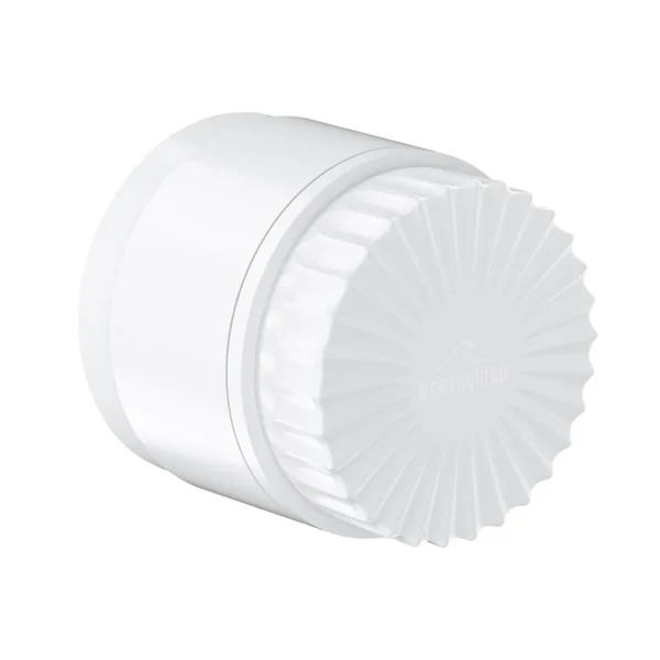 NORTHGRIND® Toothless Ceramic Grinder Norderney Arctic White (White) – lying view