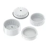 NORTHGRIND® Toothless Ceramic Grinder Norderney Arctic White (White) – individual parts