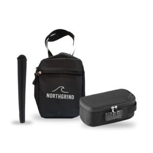 NORTHGRIND® Accessories: bag, safe case with combination lock and pre-roll tube